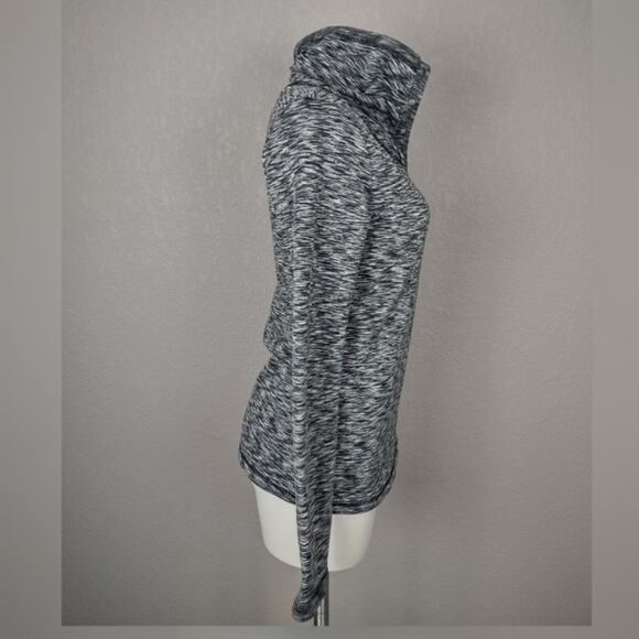 Athleta Gray Coastal Spacedye Fleece Pullover Size Small - Picture 4 of 16